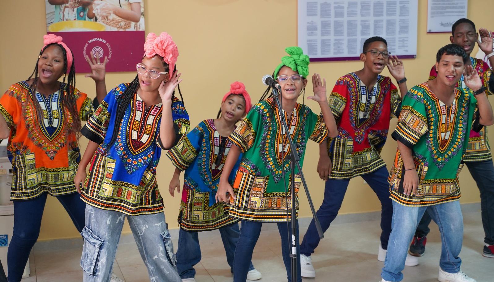 Niños apadrinados por Children Internacional Colombia.