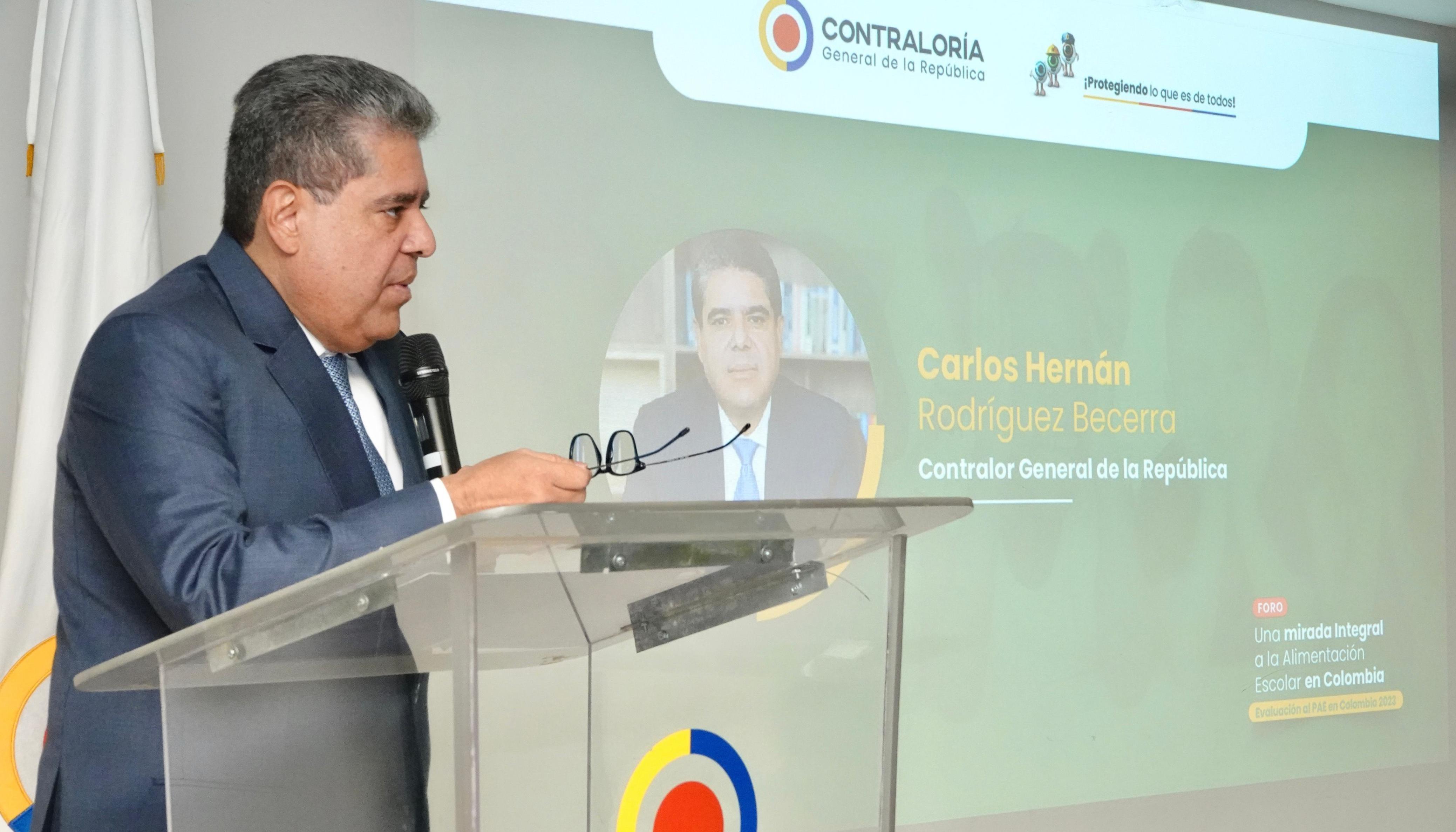 Carlos Hernán Rodríguez, contralor General de la República. 