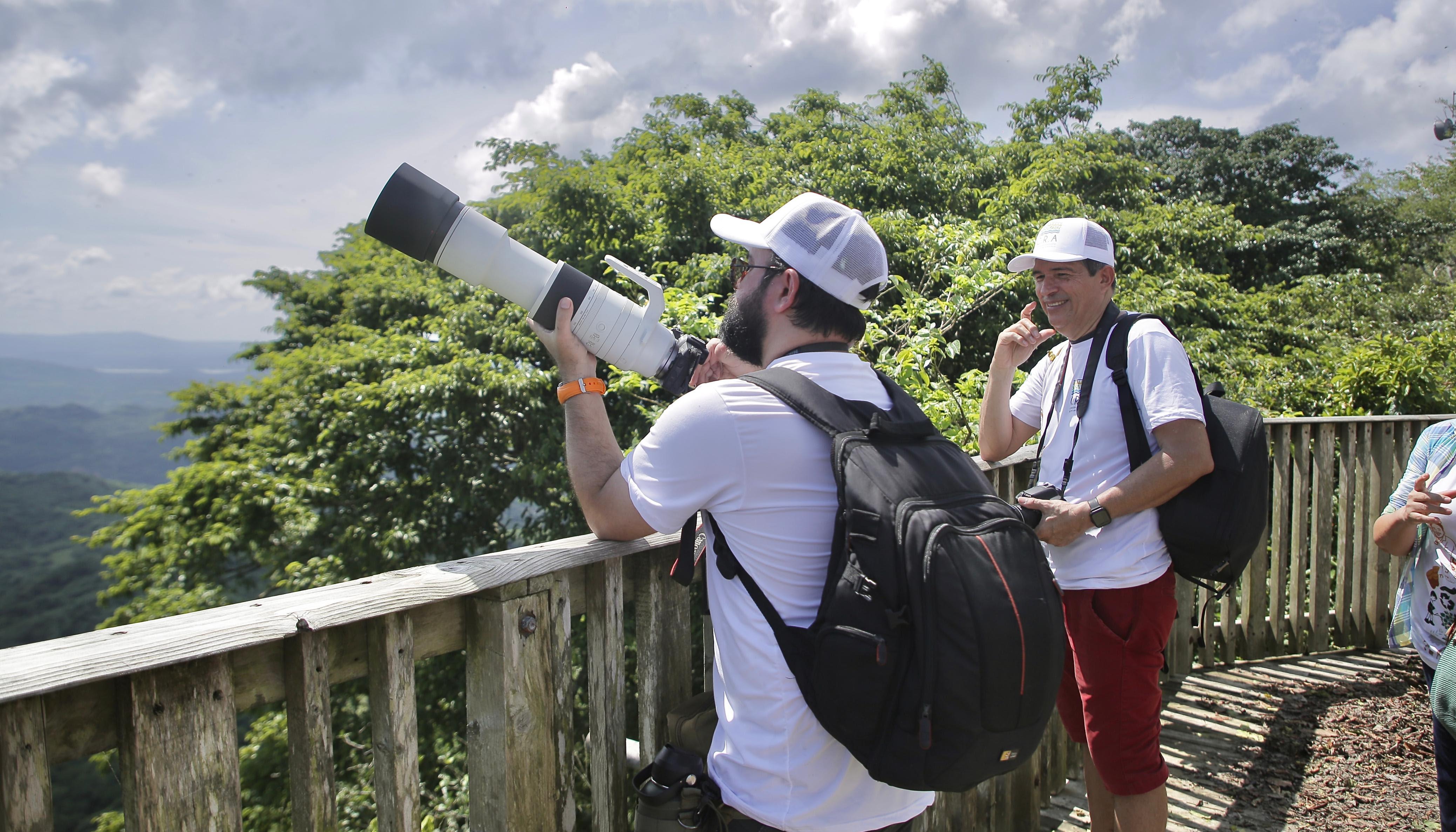 Participantes del concurso de fotografía. 