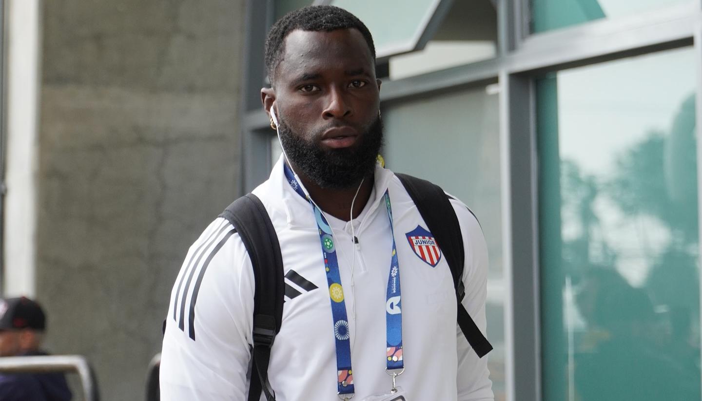 José Cuenú, defensa central del Junior. 