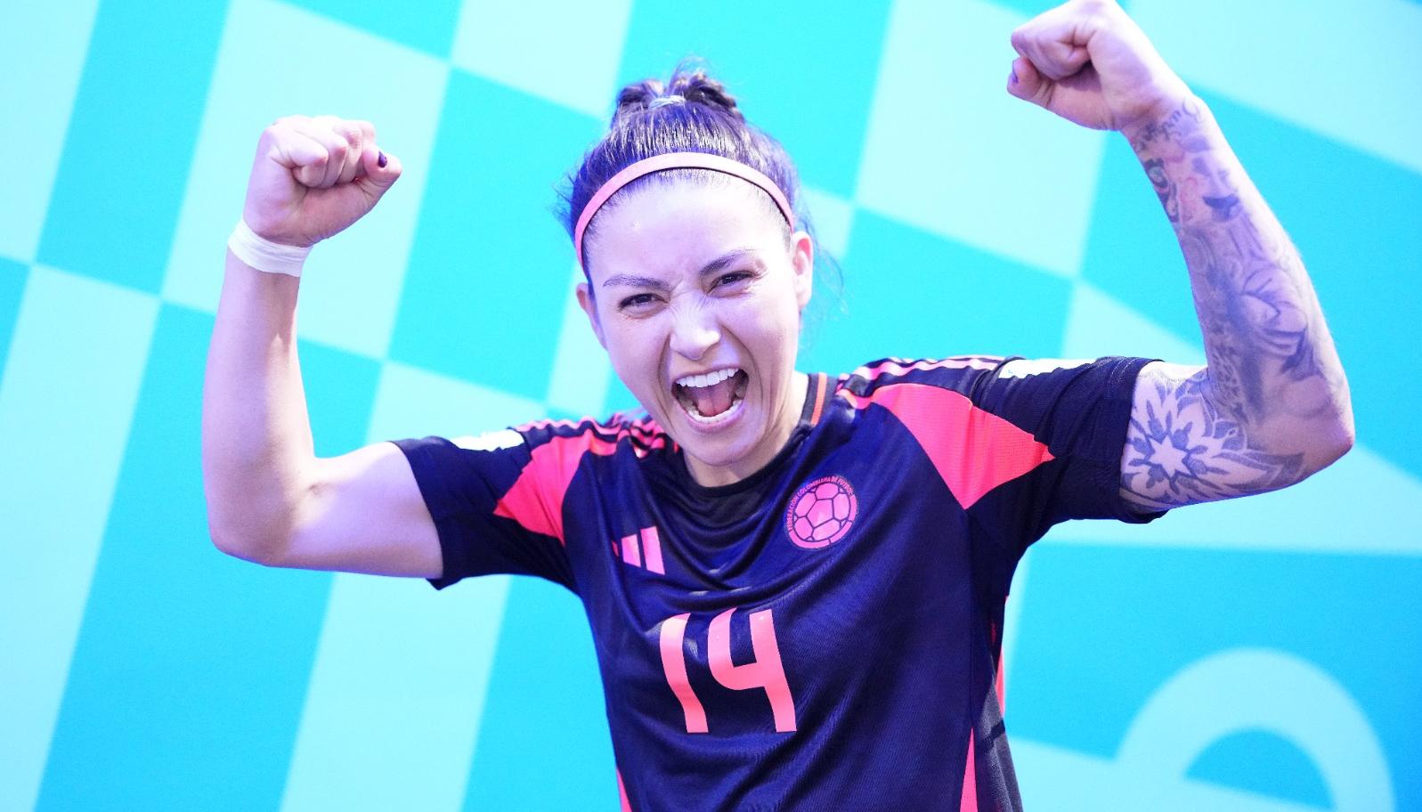 Diana Celis, jugadora de la Selección Colombia de futsal. 