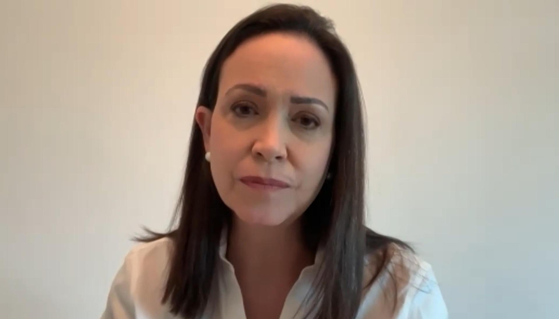 María Corina Machado, líder opositora venezolana.