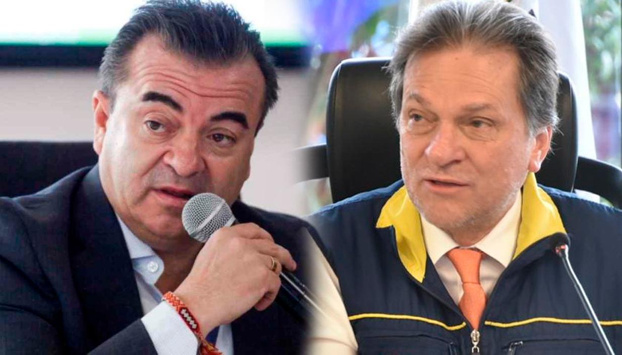 (Izq. a Der.) Olmedo López y Eduardo González, exdirectores de la UNGRD. 