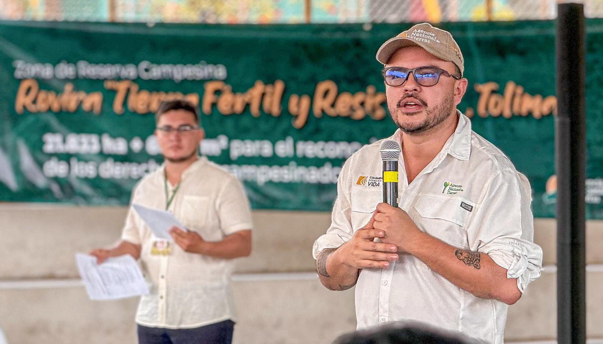 Felipe Harman, director de la Agencia Nacional de Tierras. 