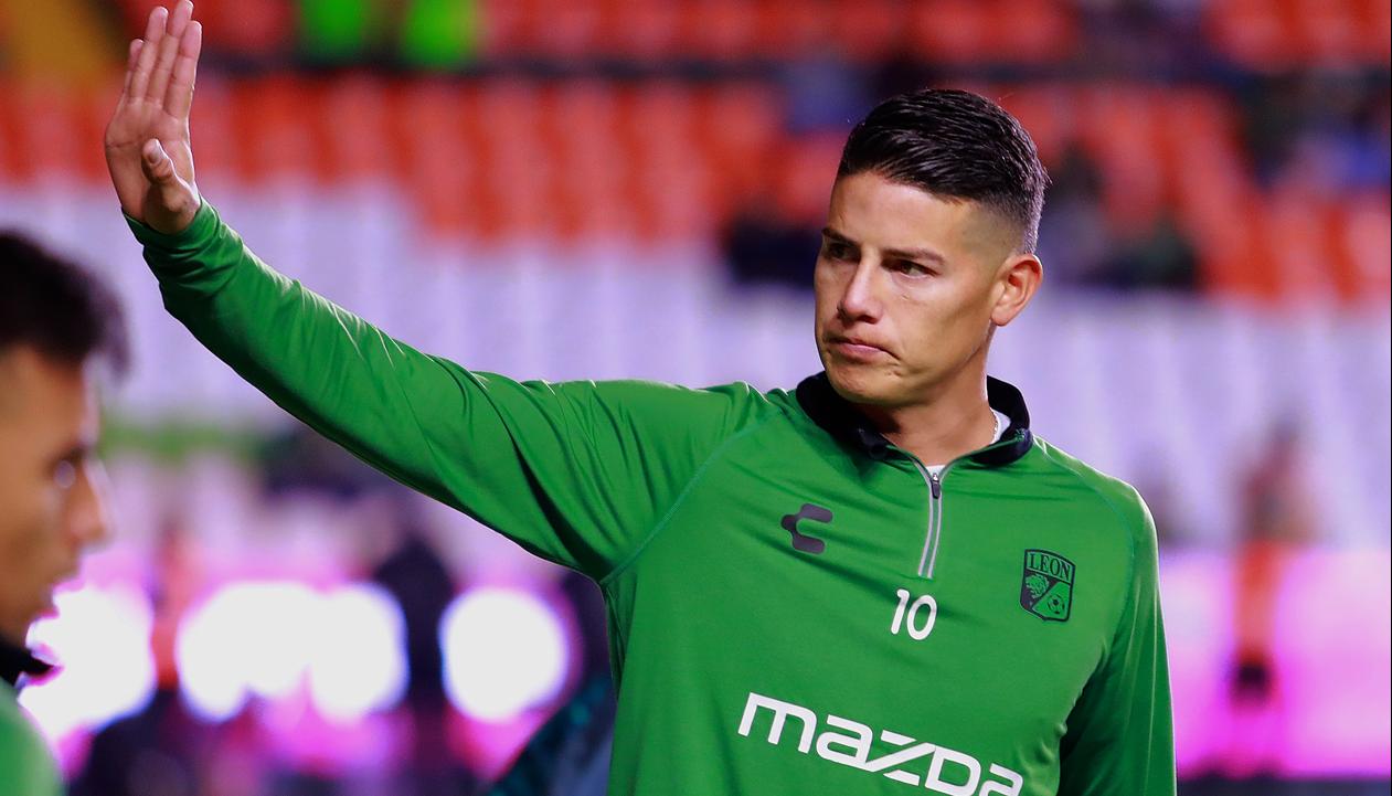 James Rodríguez había firmado contrrato por un año con el León. 