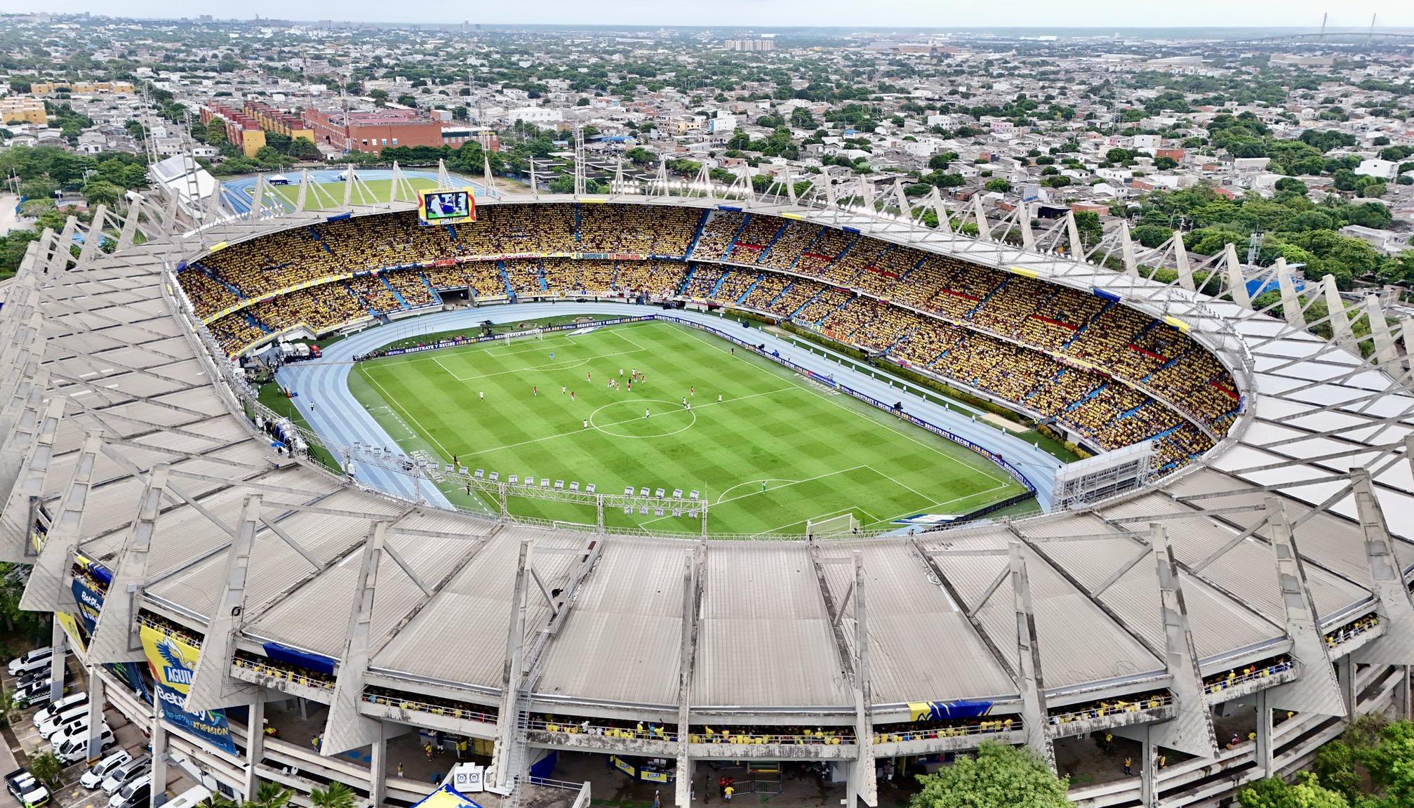 Estadio Metropolitano Roberto Meléndez de Barranquilla. 