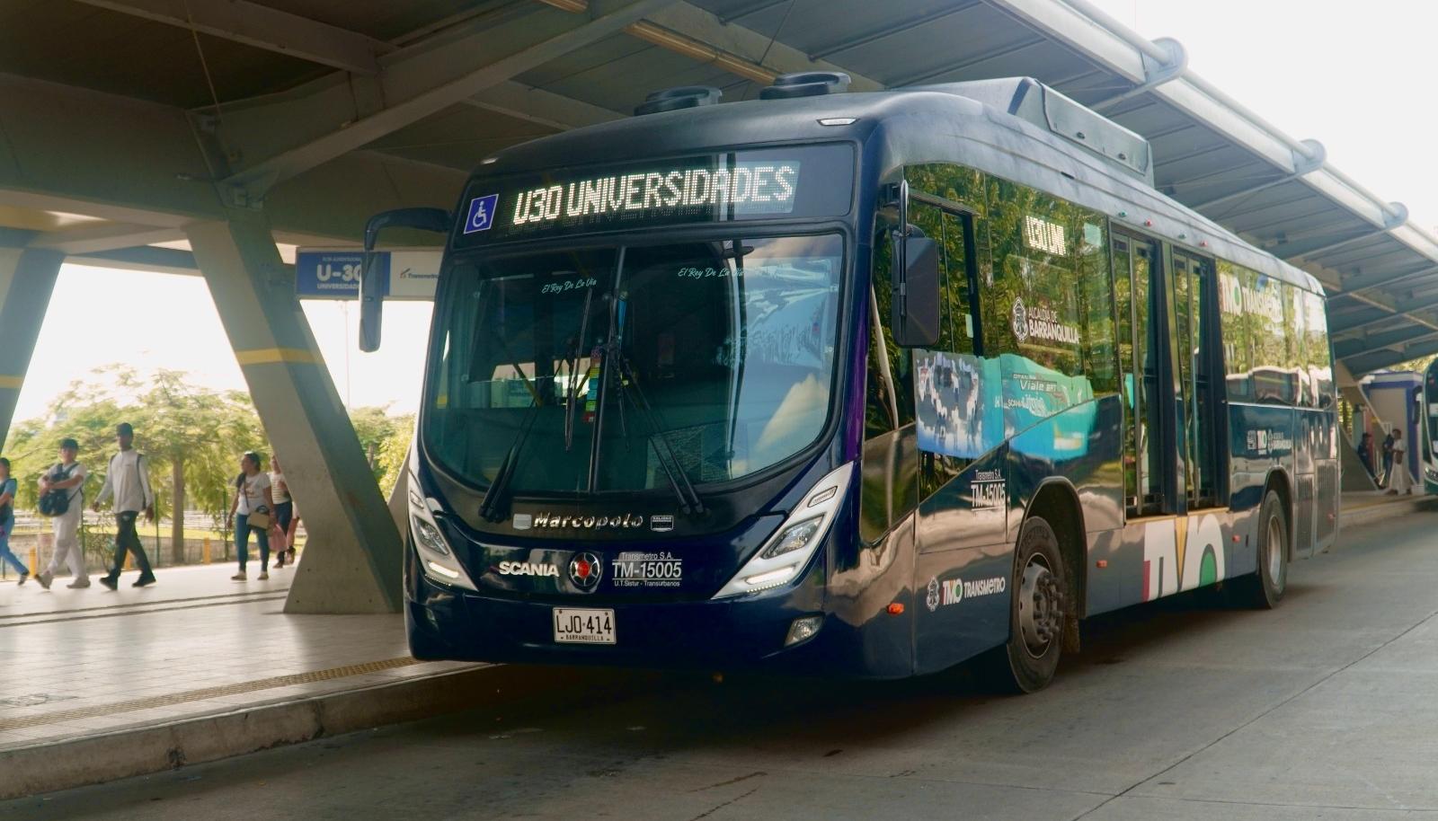 Ruta alimentadora de Transmetro. 