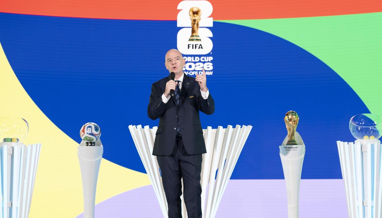 Gianni Infantimo, presidente de la Fifa y gestor del Mundial con 48 equipos.