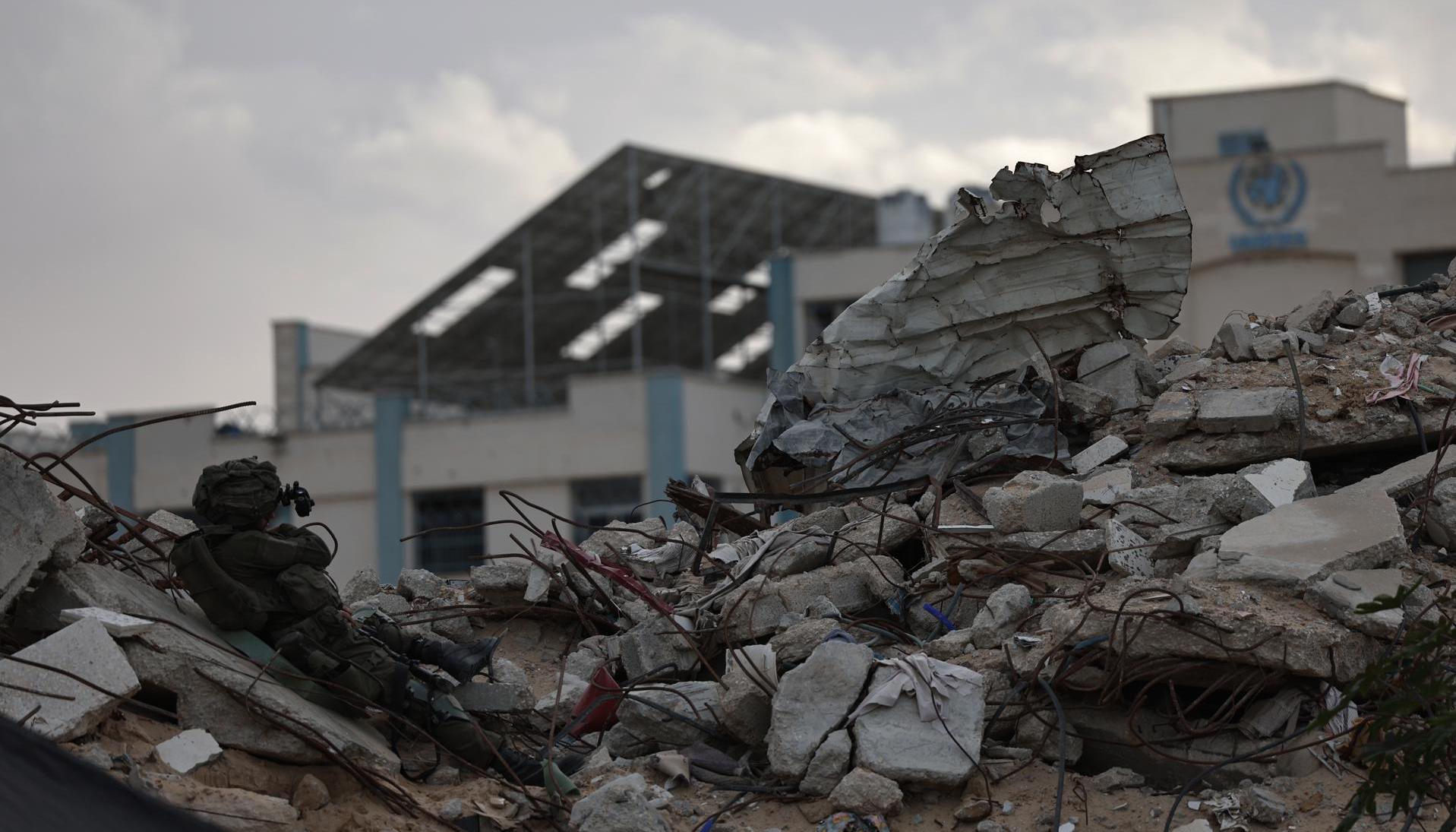 Destrucción en Gaza por los ataques de Israel.