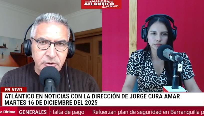 Transmisión de Atlántico en Noticias.