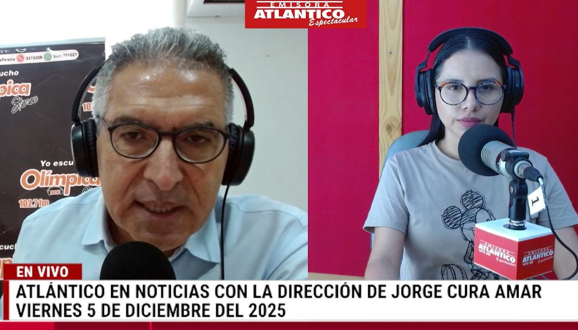 Transmisión de Atlántico en Noticias.