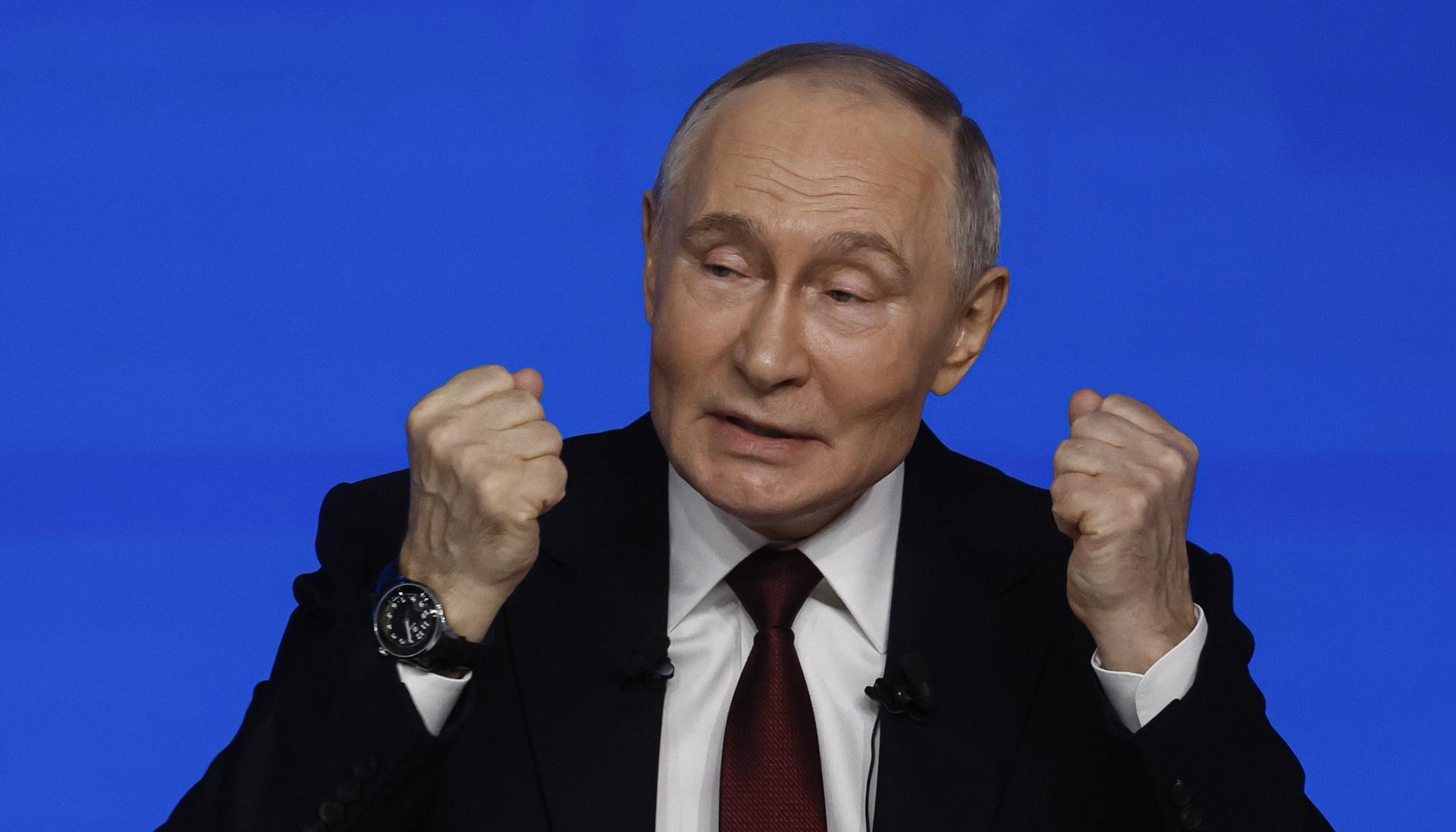 Vladímir Putin, Presidente de Rusia.