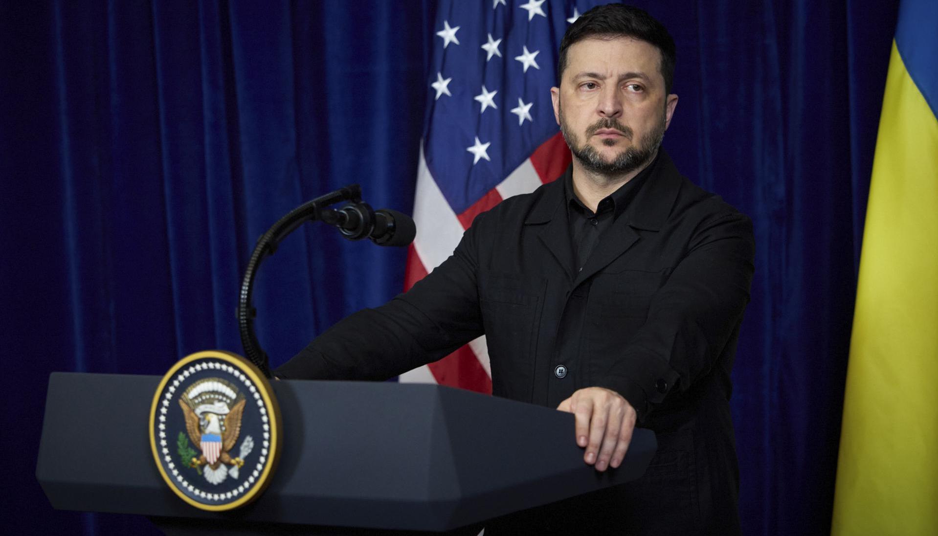 Volodímir Zelenski, Presidente de Ucrania.