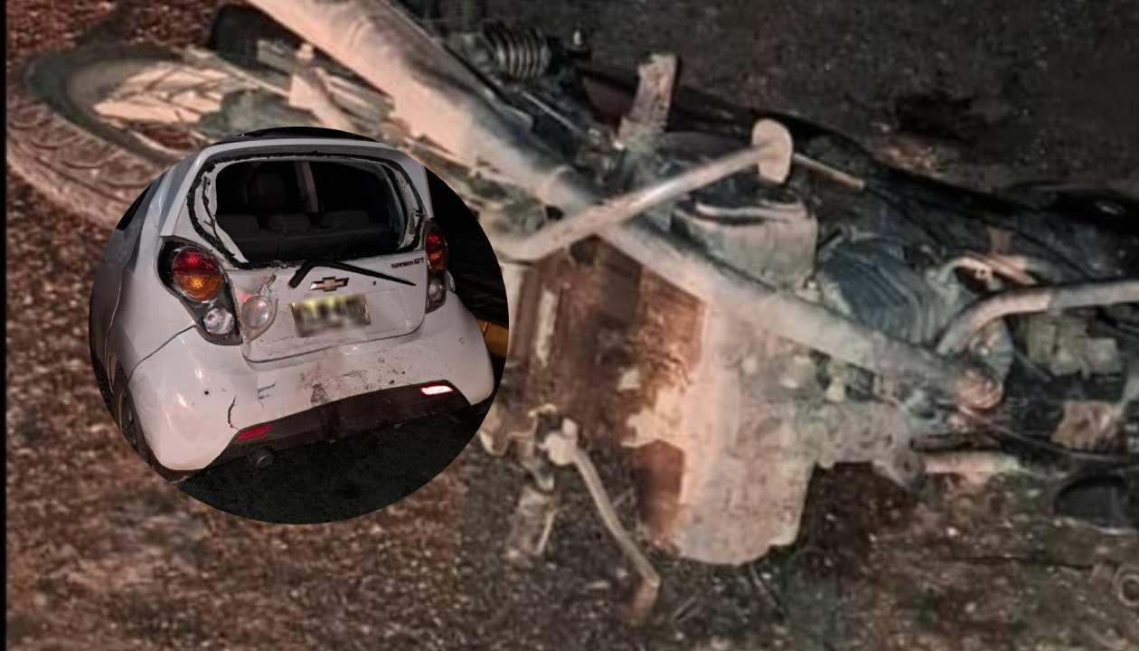 Accidente de tránsito.