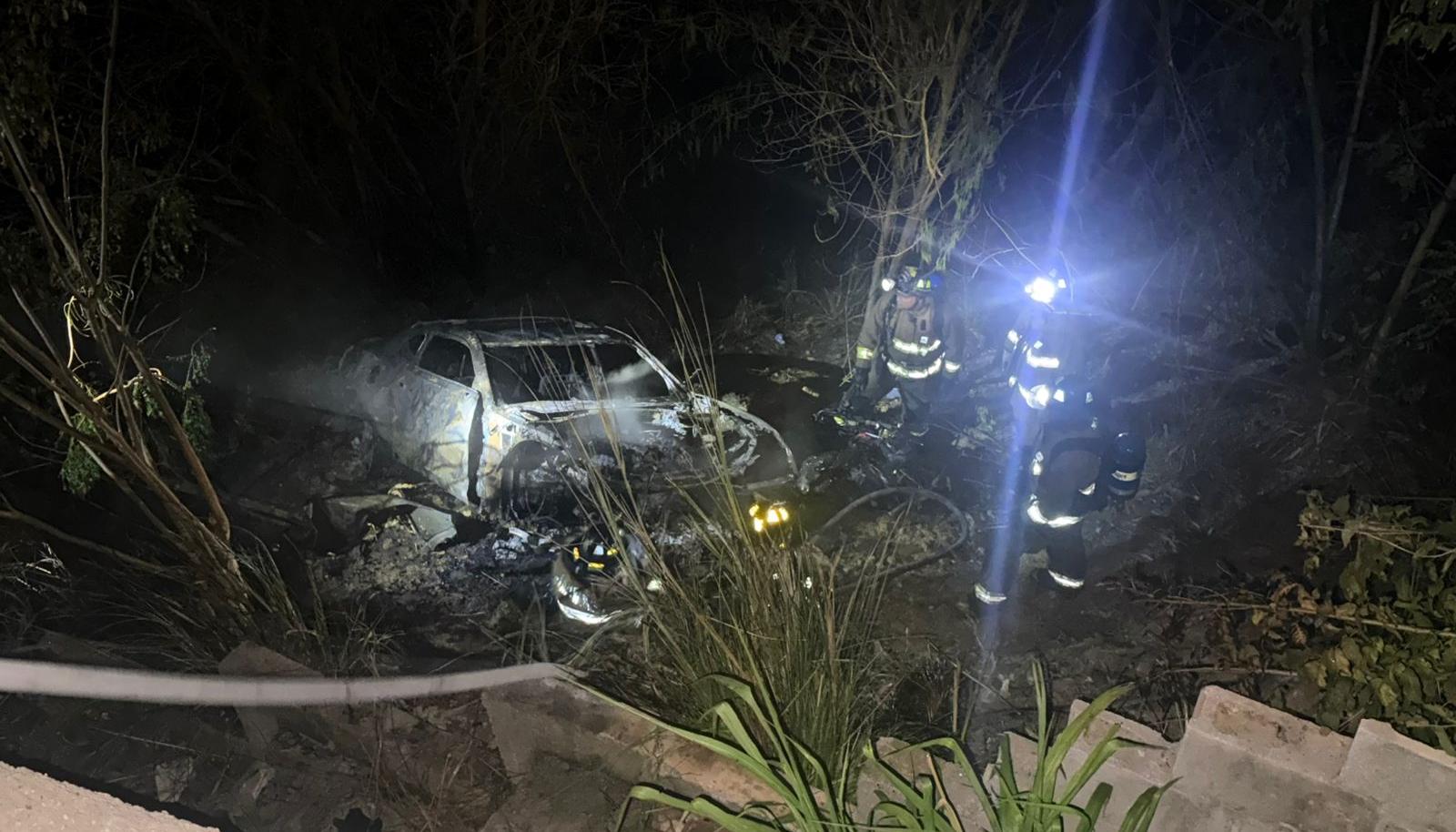 Vehículo involucrado en el accidente. 