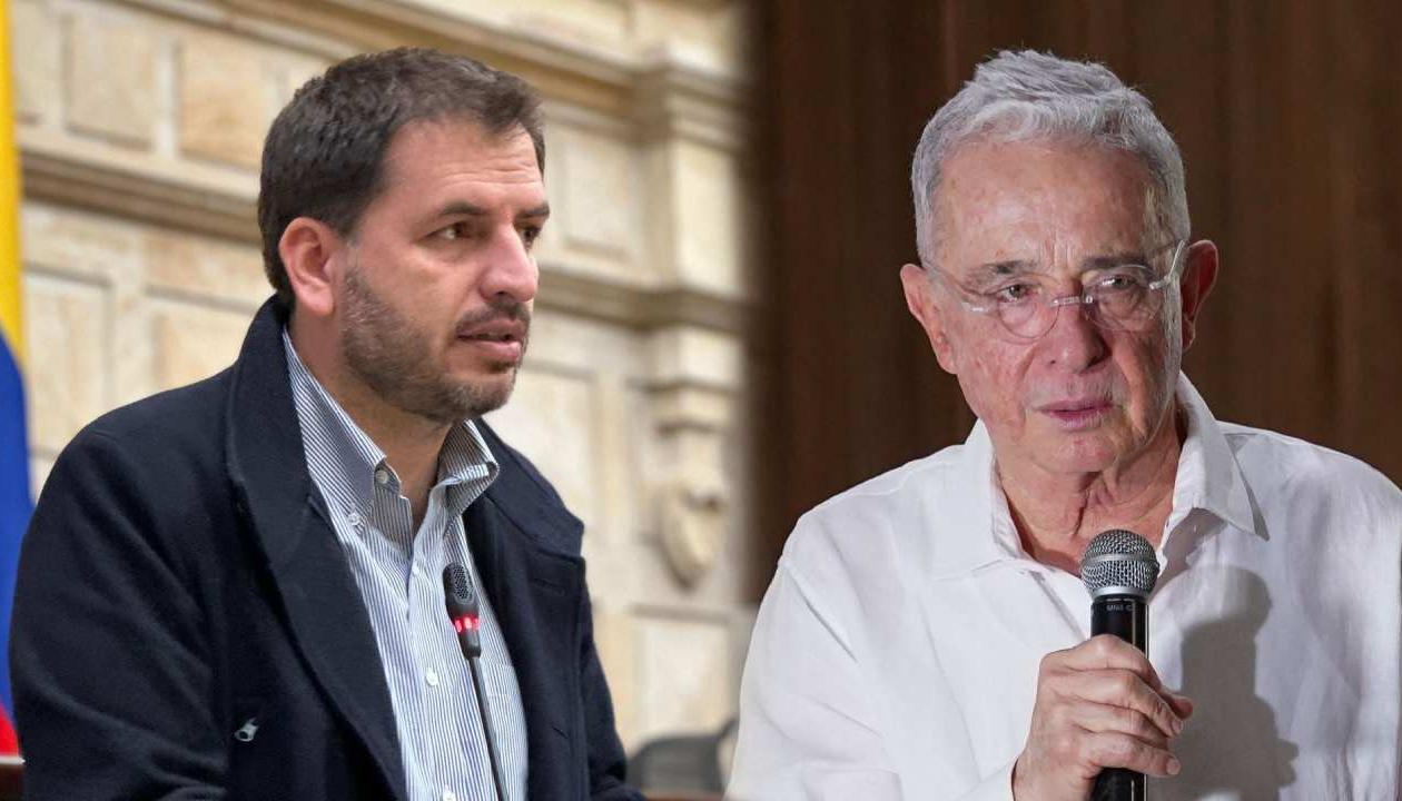 Andrés Forero y Álvaro Uribe.