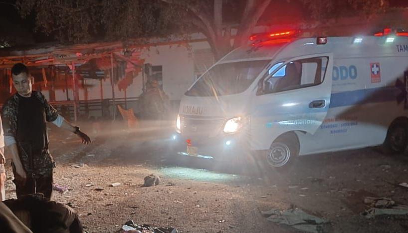 Ataque a base en Aguachica.