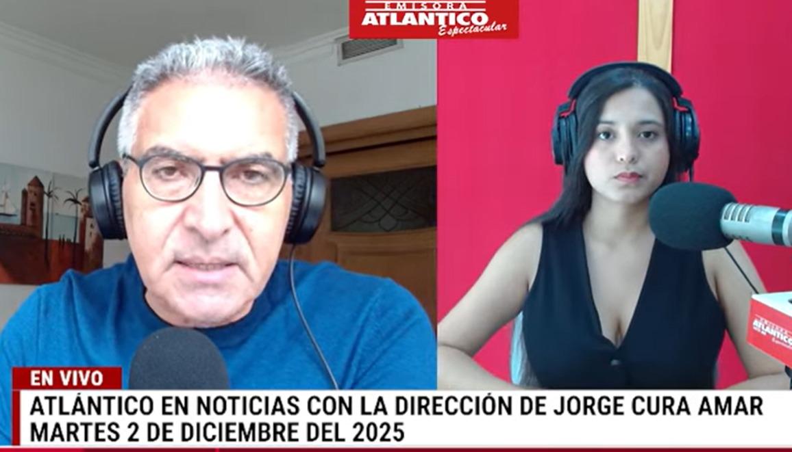 Transmisión de Atlántico en Noticias.