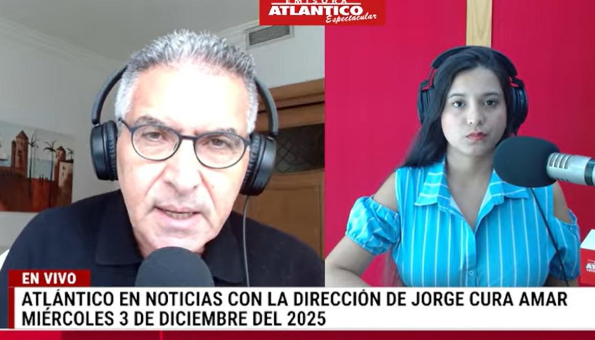 Transmisión de Atlántico en Noticias.