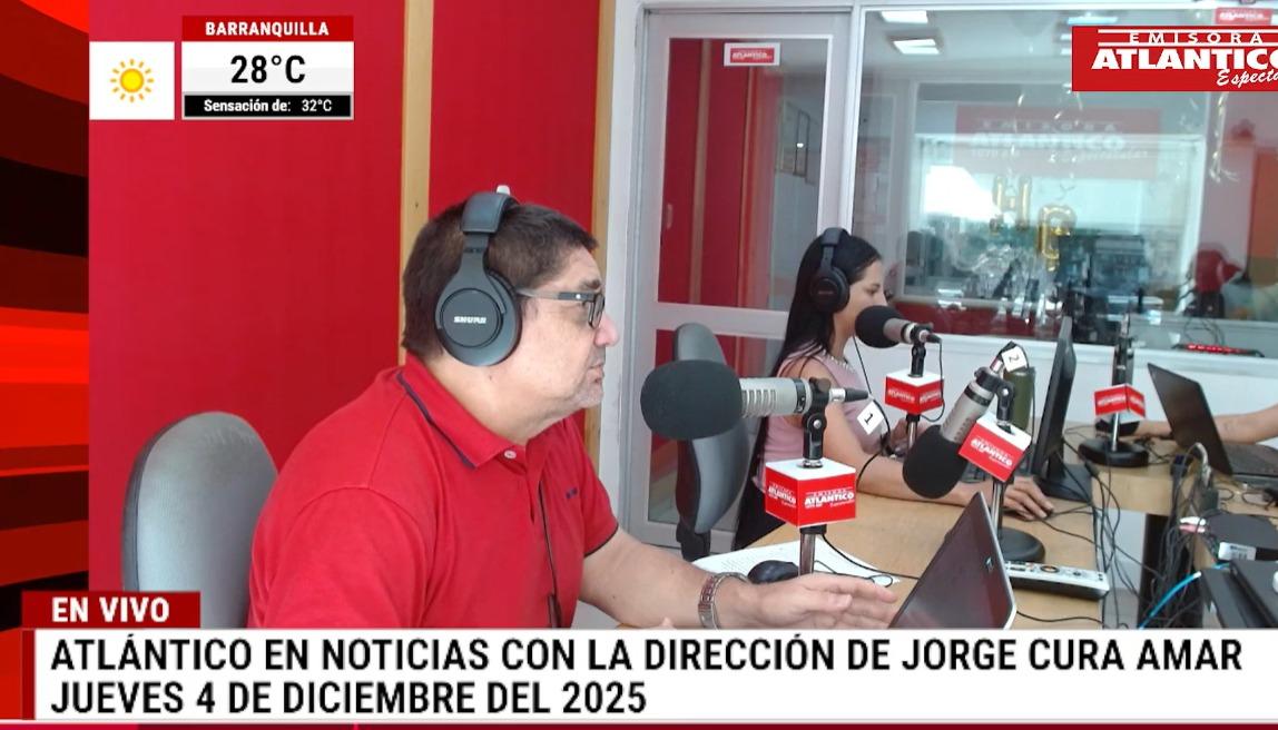 Transmisión de Atlántico en Noticias.
