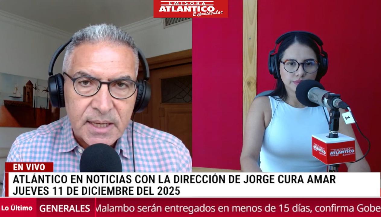 Transmisión de Atlántico en Noticias.