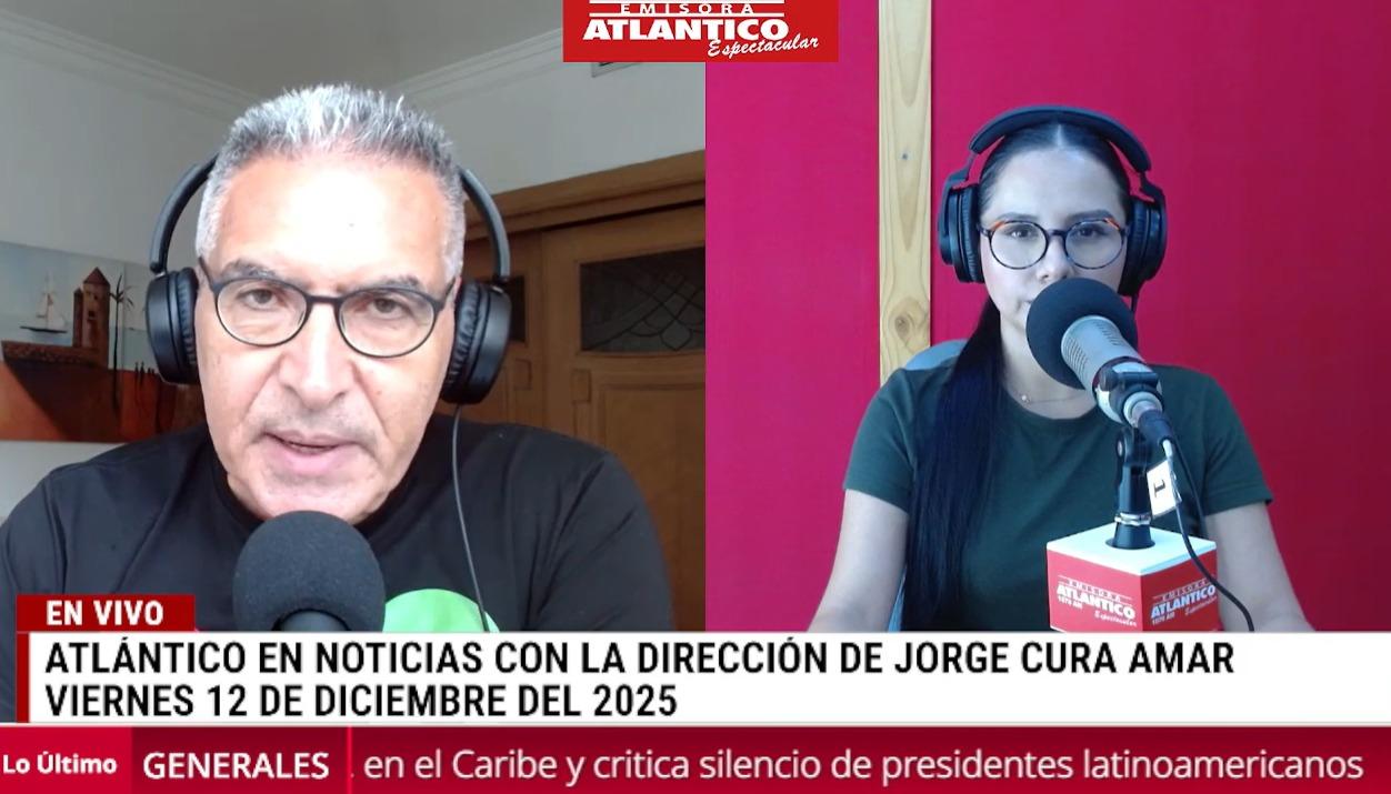 Transmisión de Atlántico en Noticias.