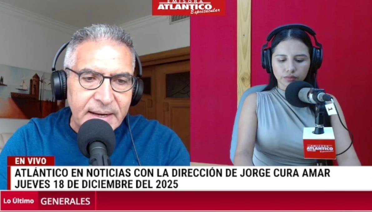 Transmisión de Atlántico en Noticias.