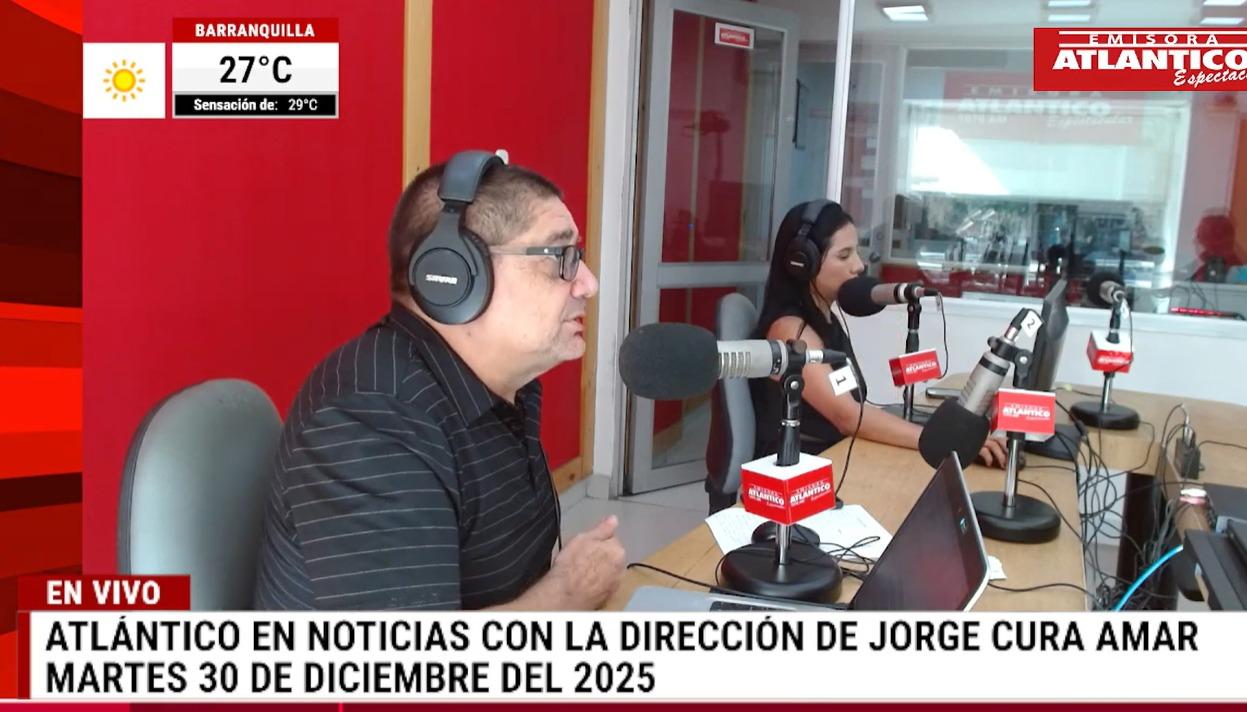 Transmisión de Atlántico en Noticias.
