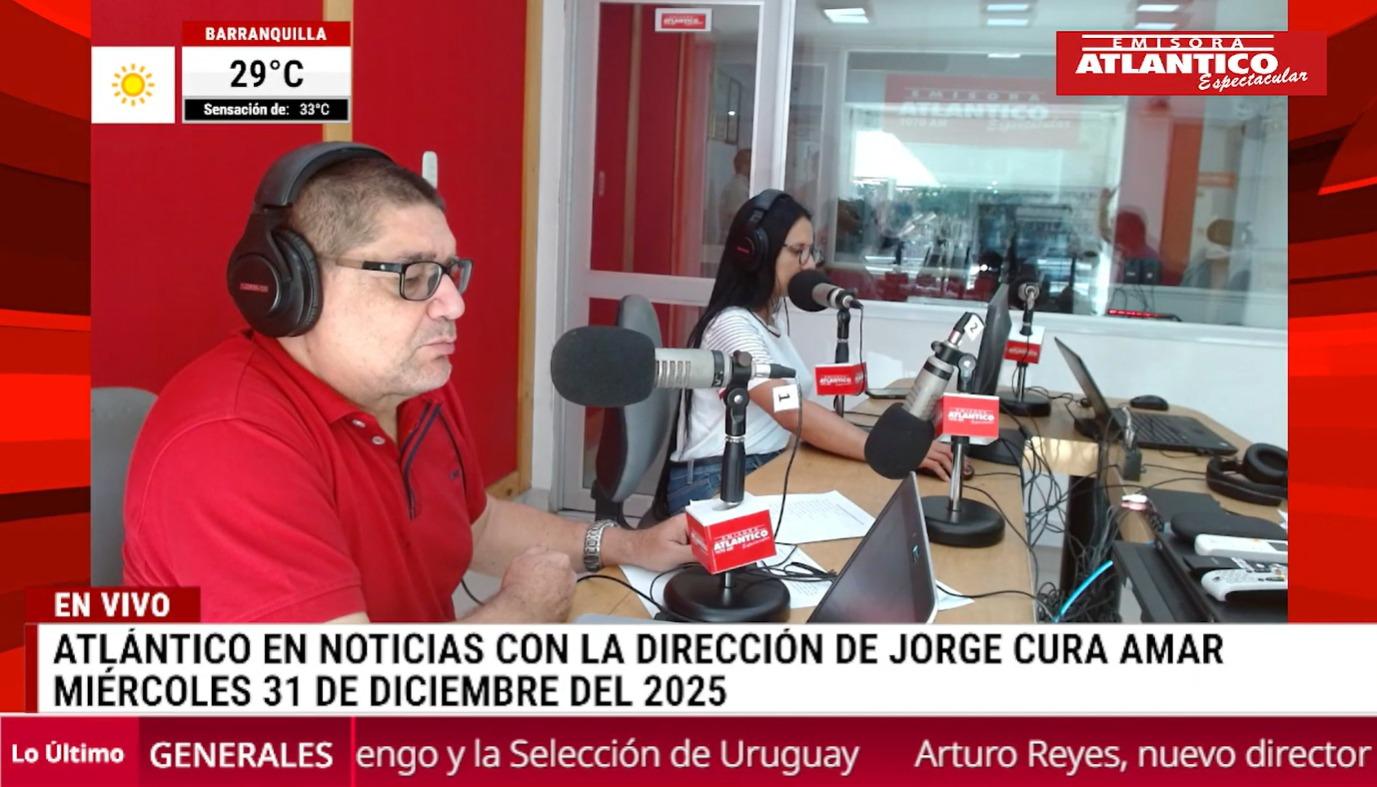 Transmisión de Atlántico en Noticias.