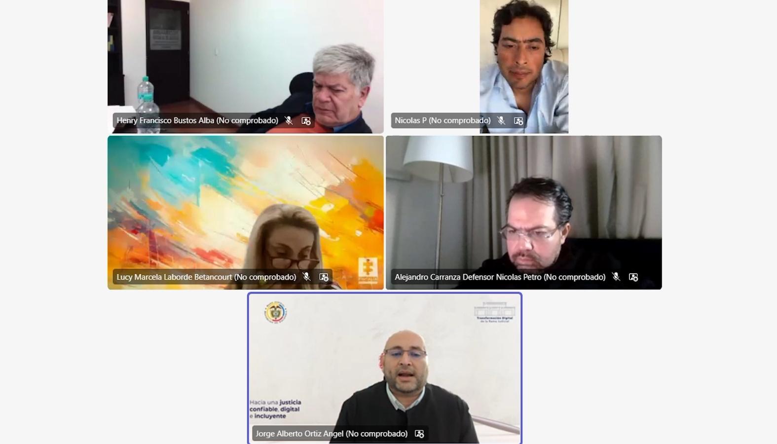 Audiencia de Nicolás Petro