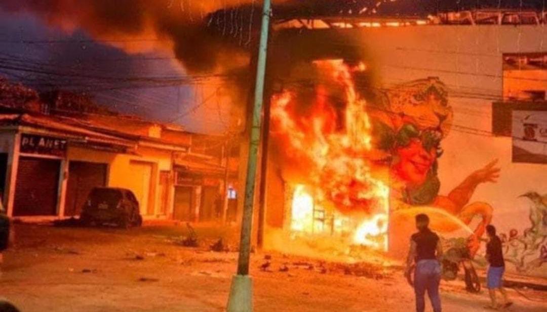 Lugar del ataque en Balboa.