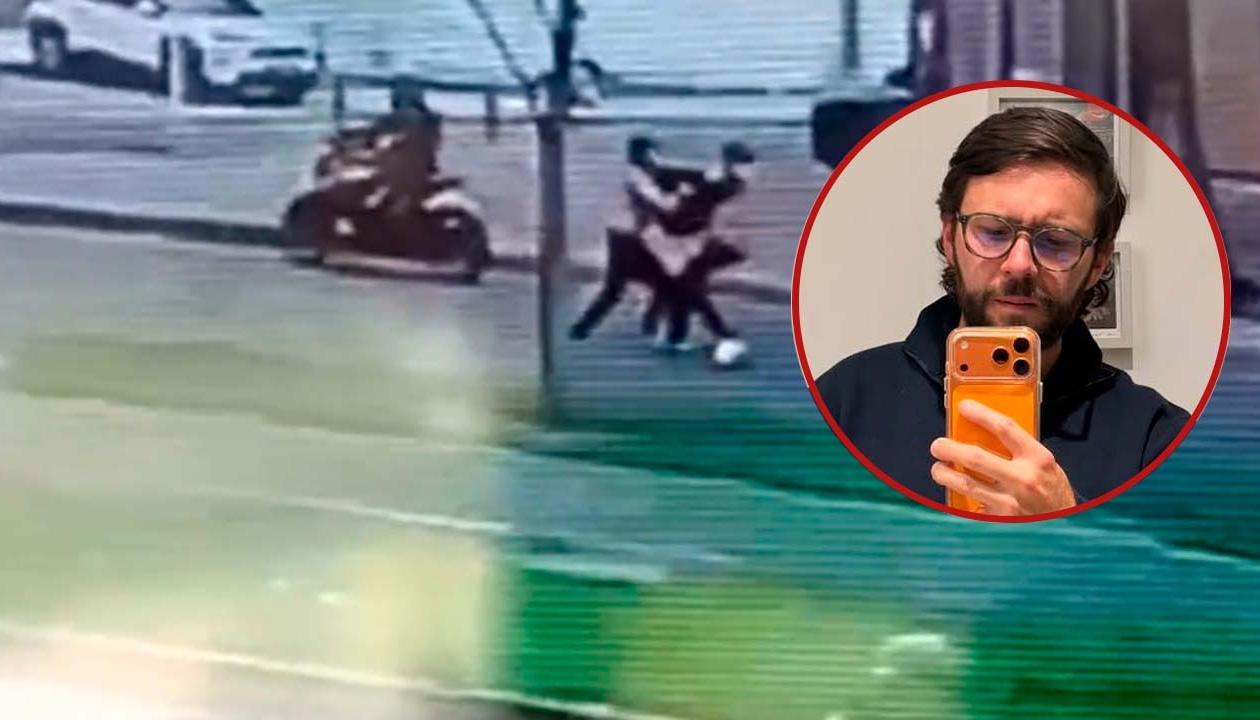 Momento del atraco y homicidio de Jean Claude Bossard.