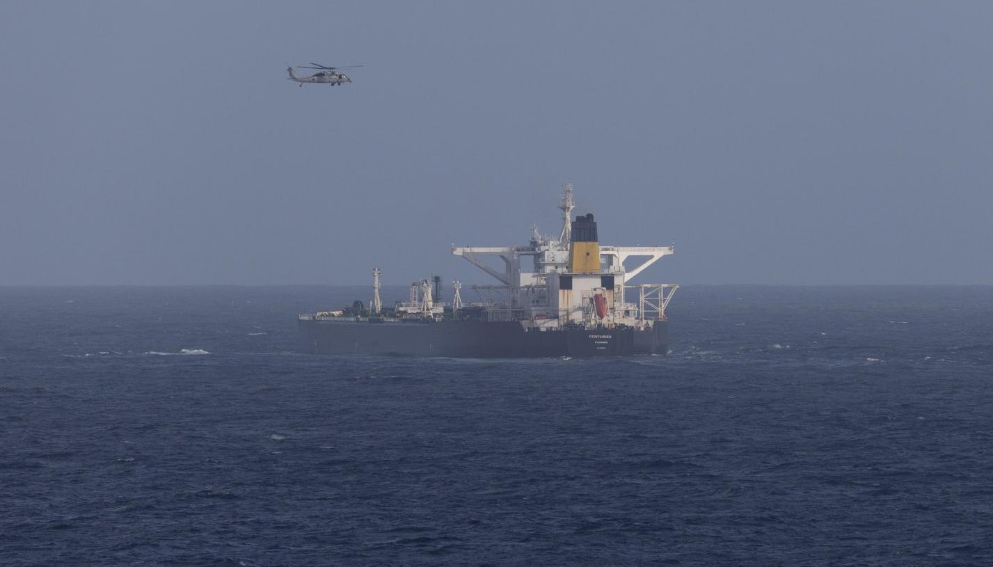 Imagen del segundo buque interceptado.