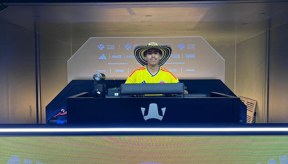 Camilo Andés Gómez, representante de Colombia en el Mundial de eFootball.