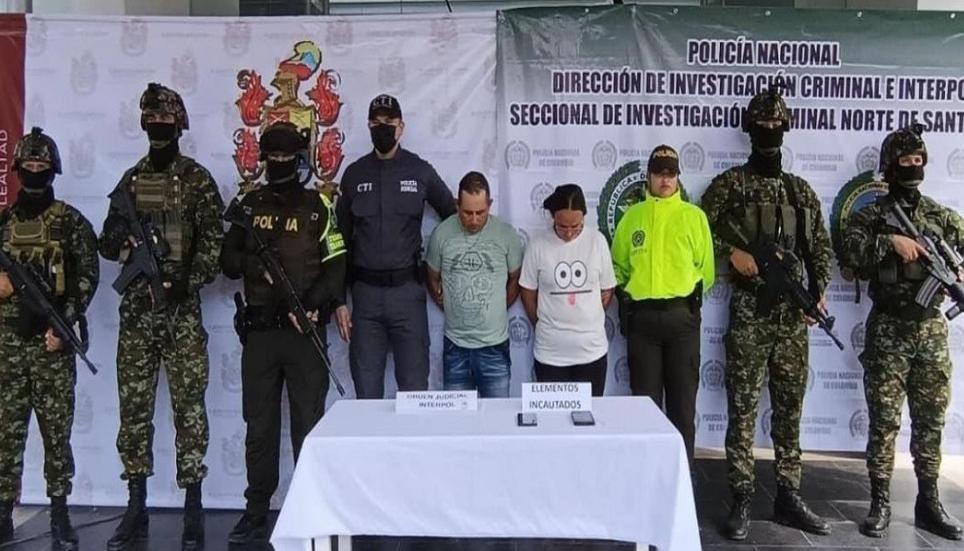 Los dos capturados fueron puestos a disposición de las autoridades competentes.