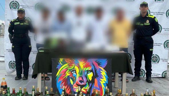 Presuntos integrantes de 'Los Costeños'.