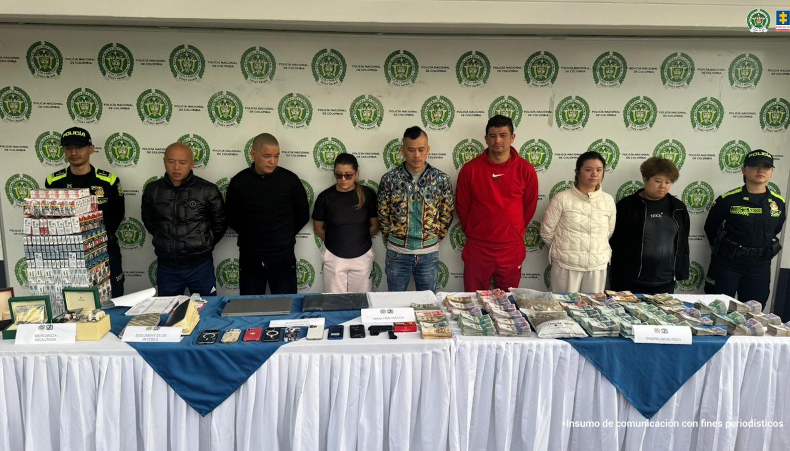 Capturados por presunto contrabando.