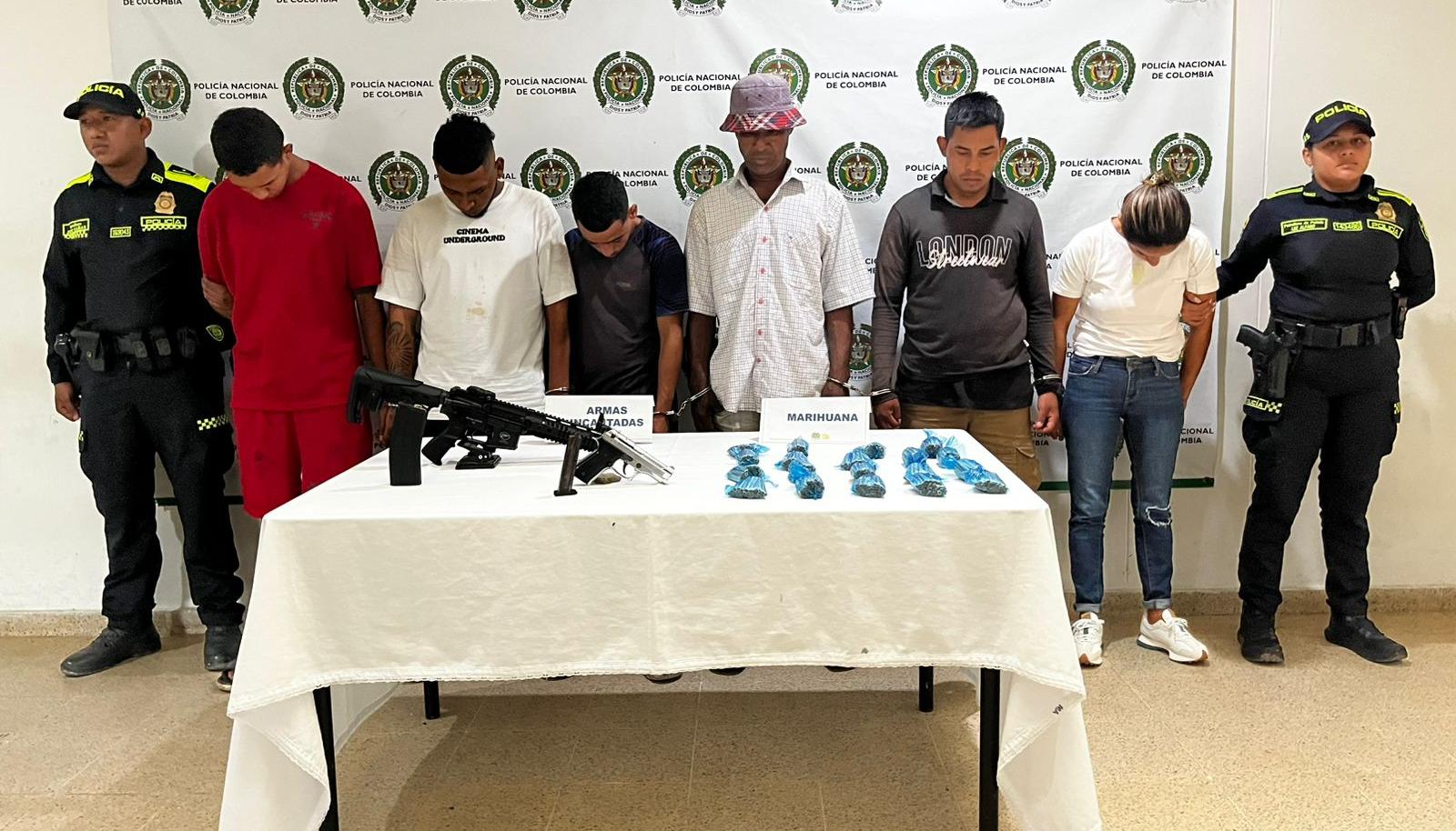 Las capturadas fueron realizadas en diligencias de allanamiento en varios puntos del Atlántico. 