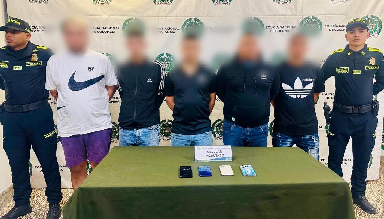  A los integrantes de este grupo se les atribuyen al menos nueve eventos de hurto ocurridos principalmente en el norte de Barranquilla. 