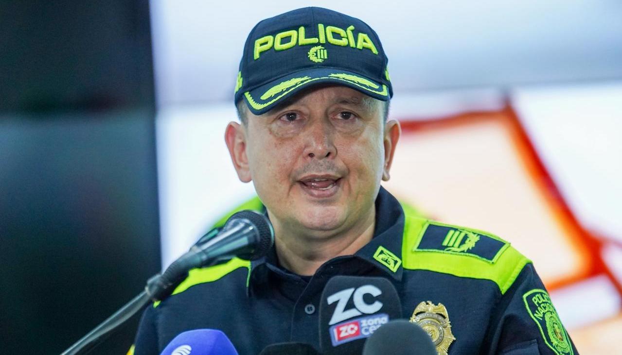 Coronel Miguel Camelo, comandante de la Policía Metropolitana de Barranquilla.