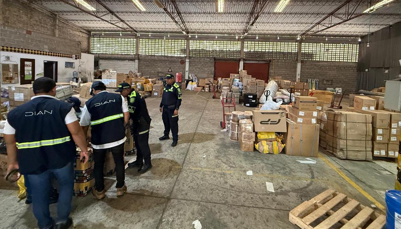 Imagen de los operativos realizados este viernes en Barranquilla.