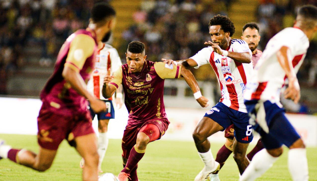 Didier Moreno durante la final de vuelta.
