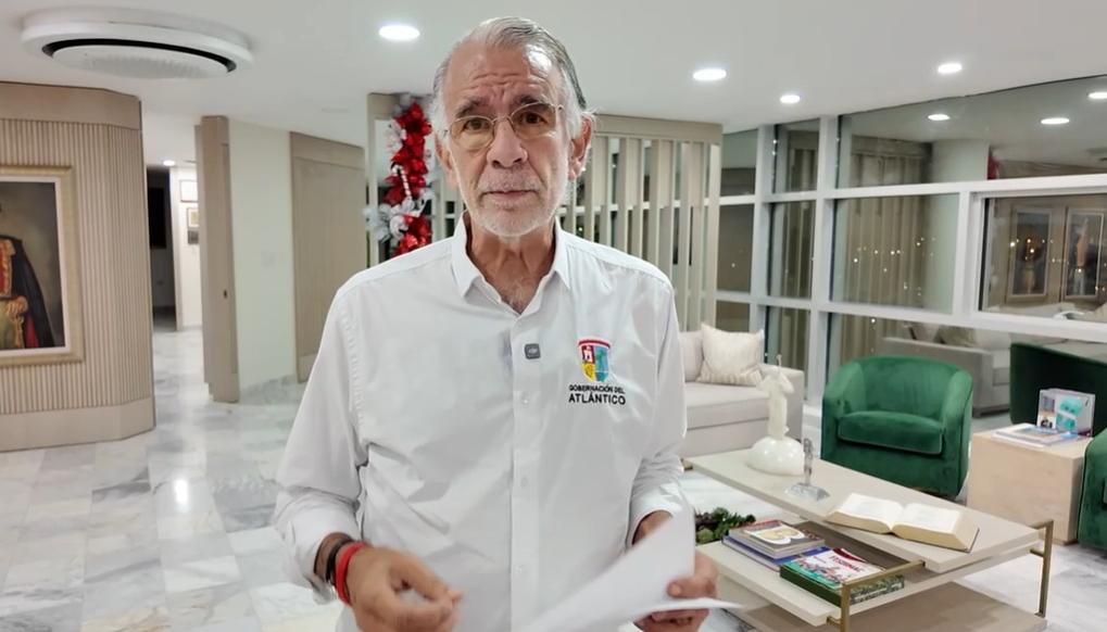 Eduardo Verano, gobernador del Atlántico.