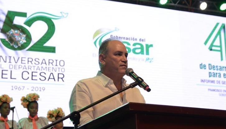 Exgobernador del Cesar, Francisco Ovalle Angarita.