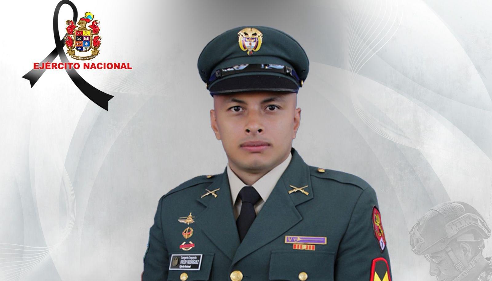 El sargento segundo Fredy Aldemar Rodríguez Marín.