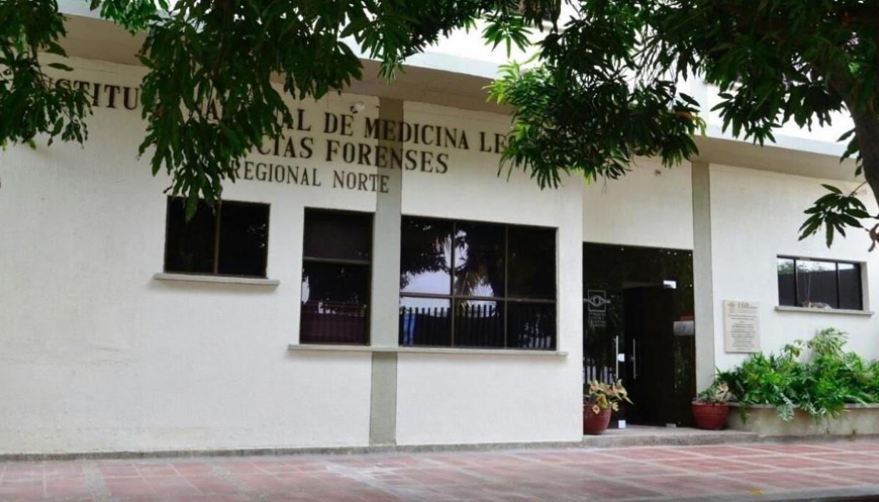 Instalaciones de Medicina Legal, en Barranquilla. 