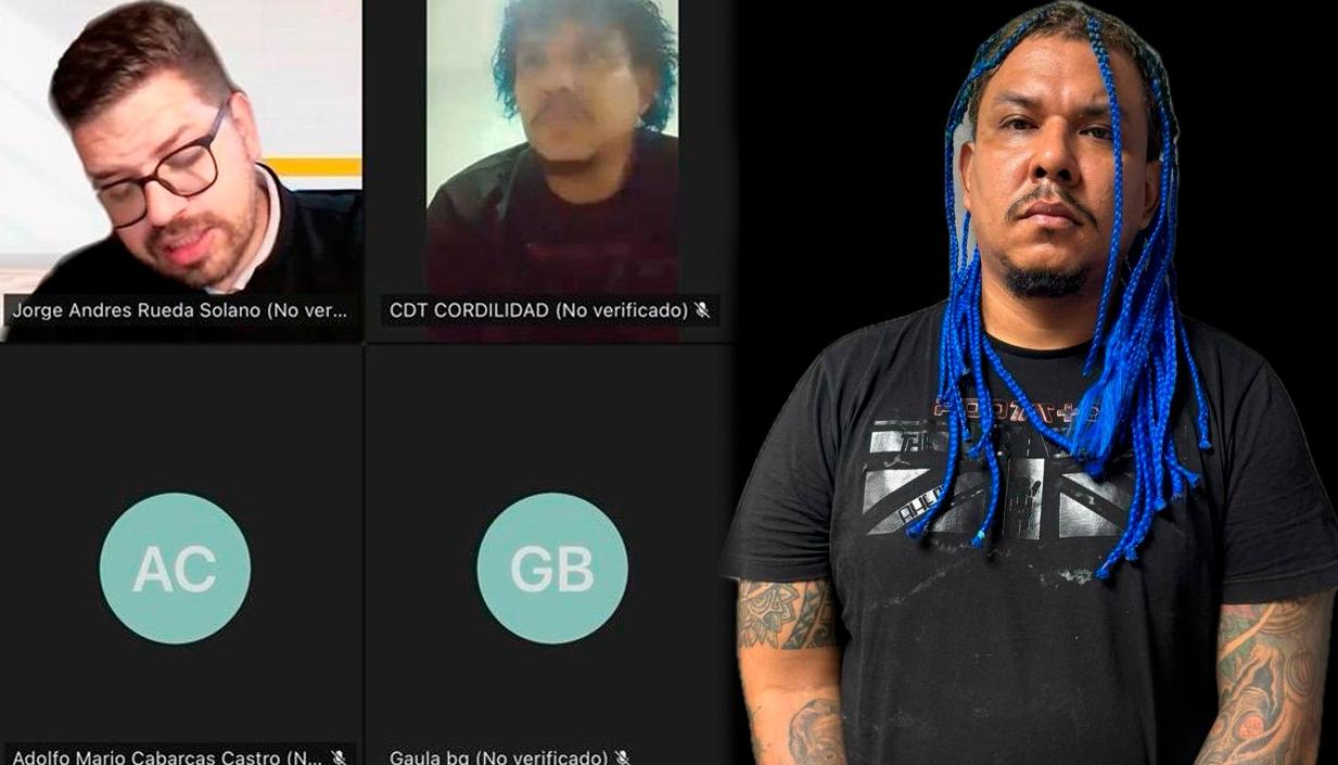 Imagen de la audiencia y de José Ignacio Londoño Corredor, alias ‘Nacho’.