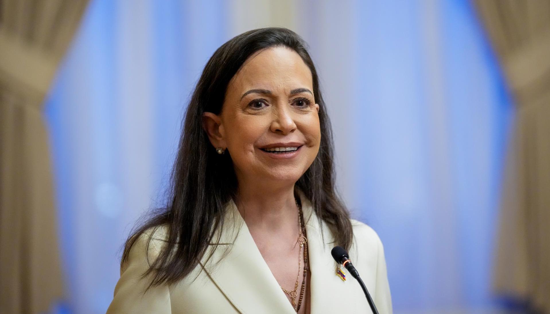 La Nobel de la Paz, María Corina Machado.