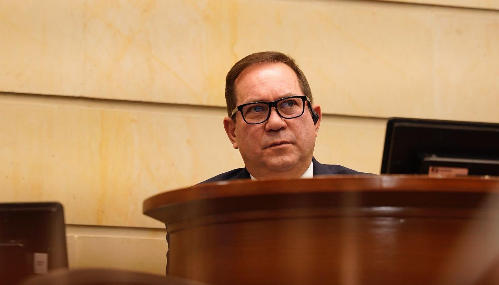 Lidio García, presidente del Senado.