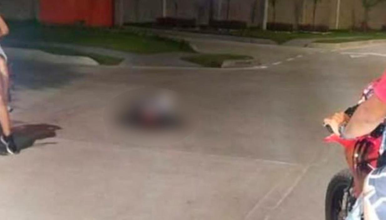 Lugar donde ocurrió el atentado en Baranoa. 